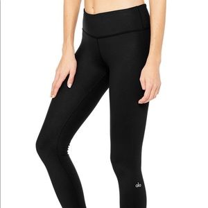 Alo Airbrush Leggings Black Glossy